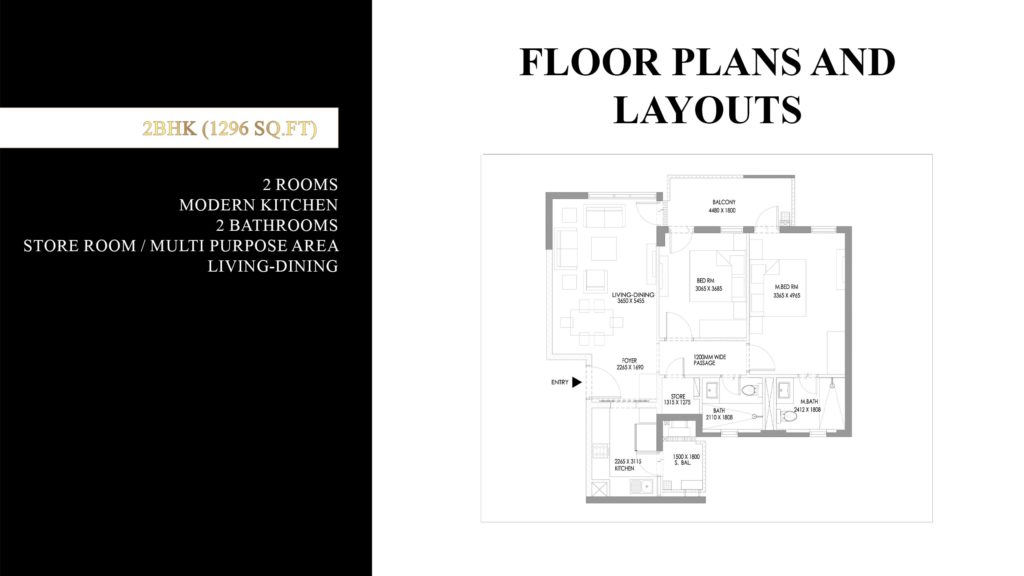 ireo corridors sector 67 gurgaon justplancoin 2 bhk 1296 sqft