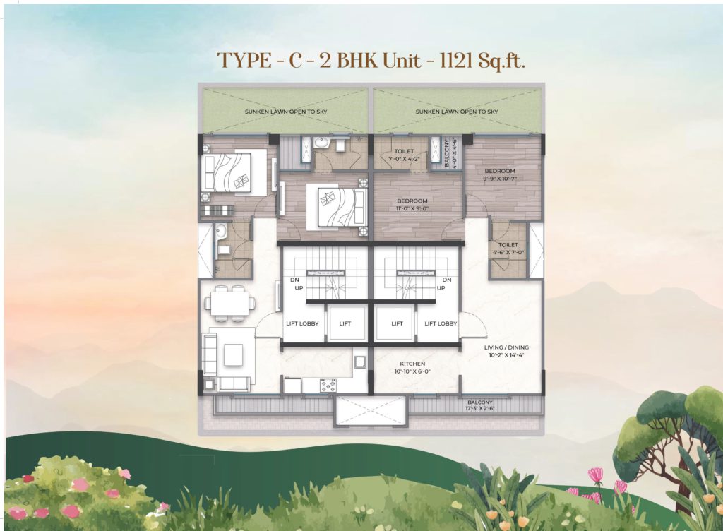 paras florett sector 59 gurgaon justplancoin 2 bhk