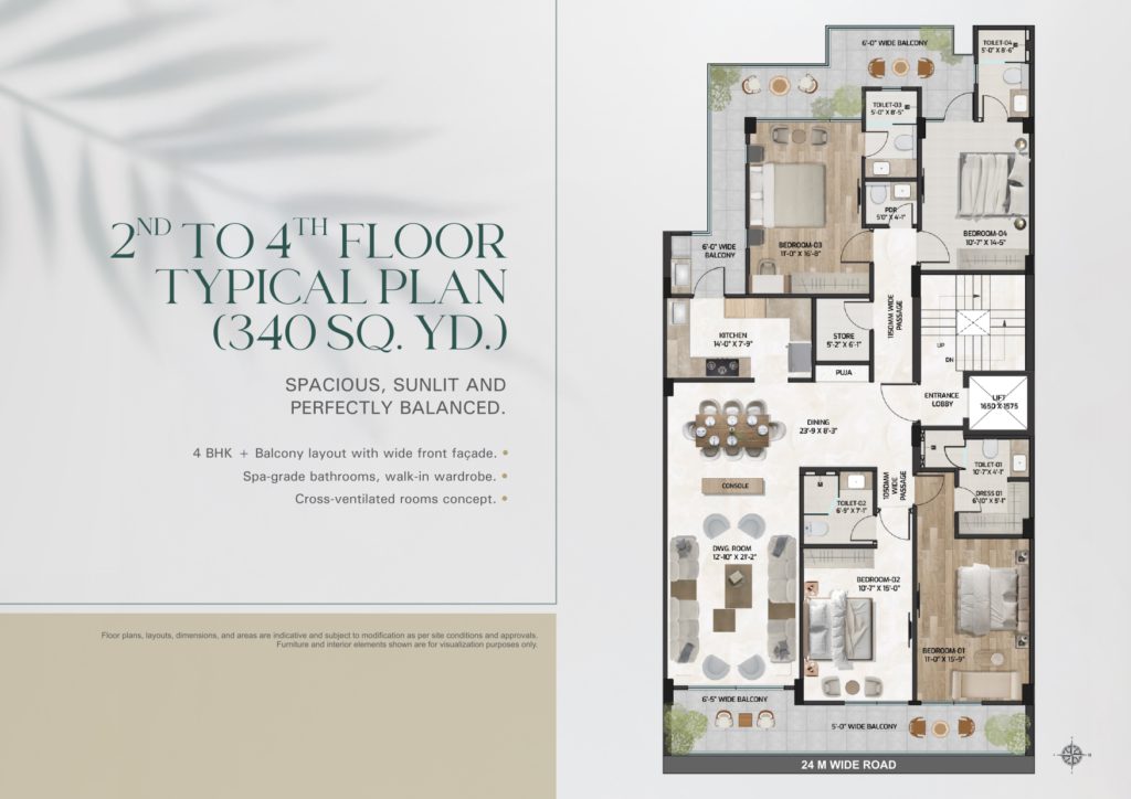 trehan floors sector 70a astaire garden justplancoin 340 sqyd 2-4th floor plan