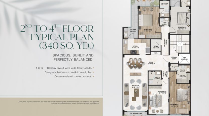 trehan floors sector 70a astaire garden justplancoin 340 sqyd 2-4th floor plan