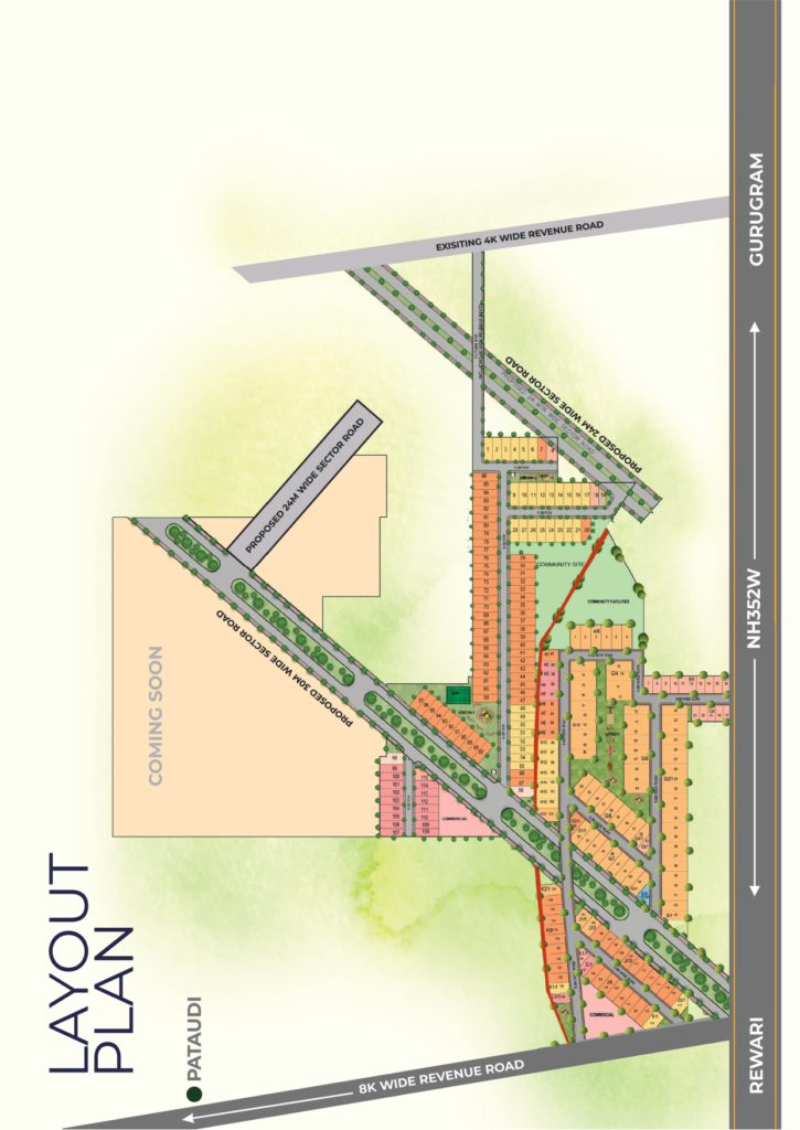 VKS Pine Drive Pataudi justplancoin phase 3 master plan